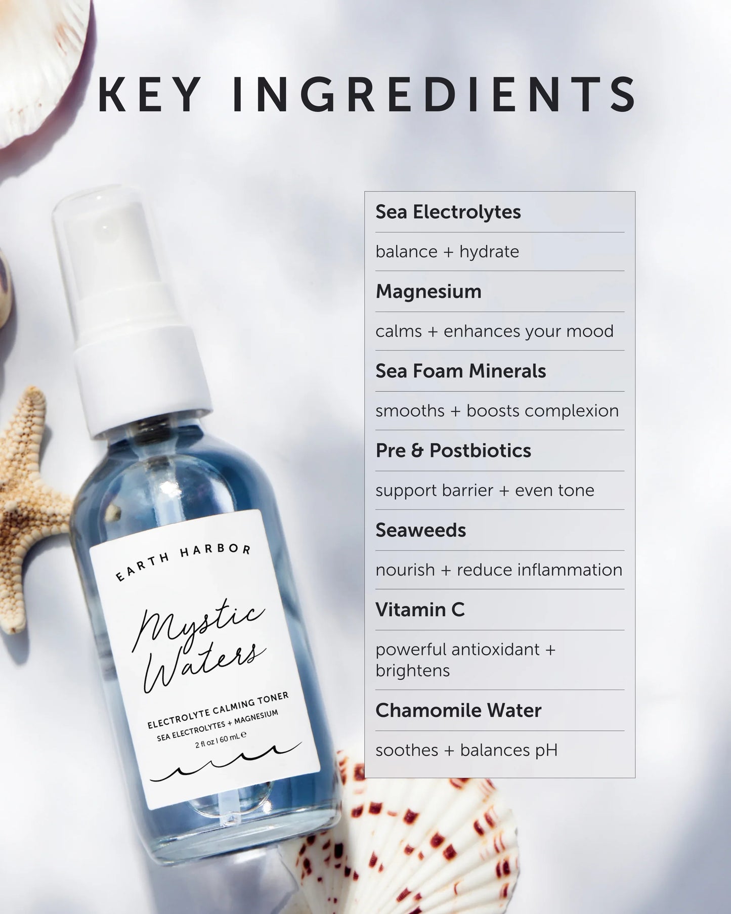 MYSTIC WATERS Electrolyte Calming Toner