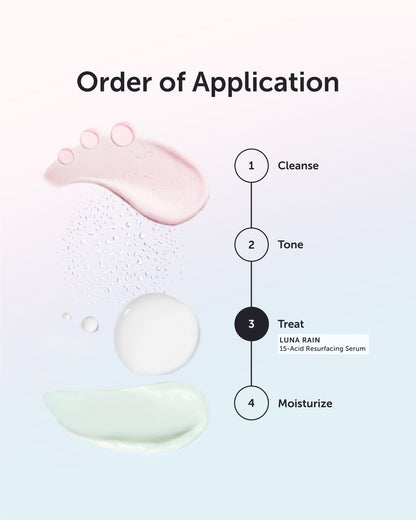 LUNA RAIN 15-Acid Resurfacing Serum - Refill